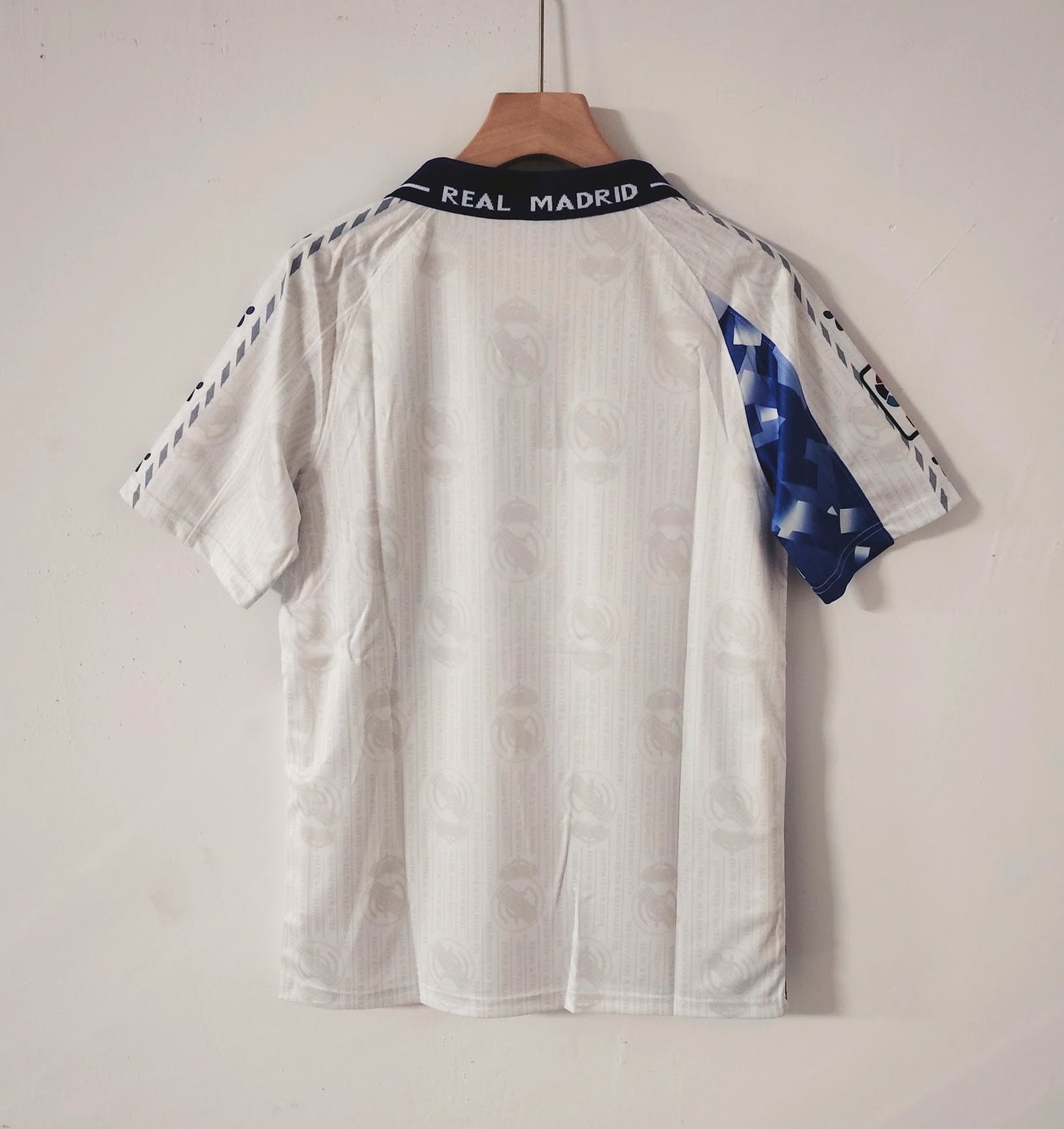 Real Madrid 96/97 Home Retro Jersey — The Geometric Classic