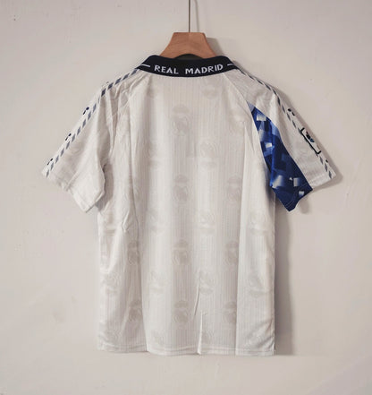 Real Madrid 96/97 Home Retro Jersey — The Geometric Classic