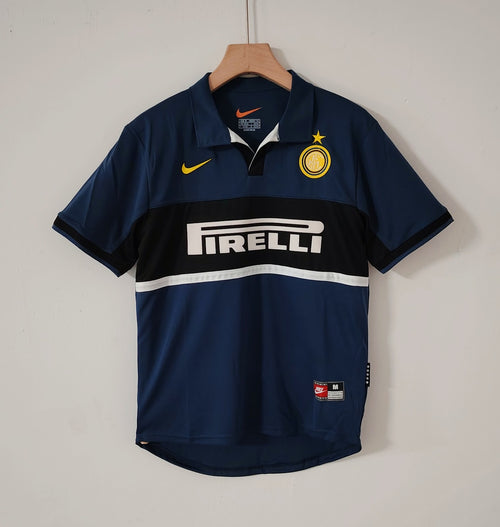 Inter Milan 98/99 Away Retro — Dark Blue Menace