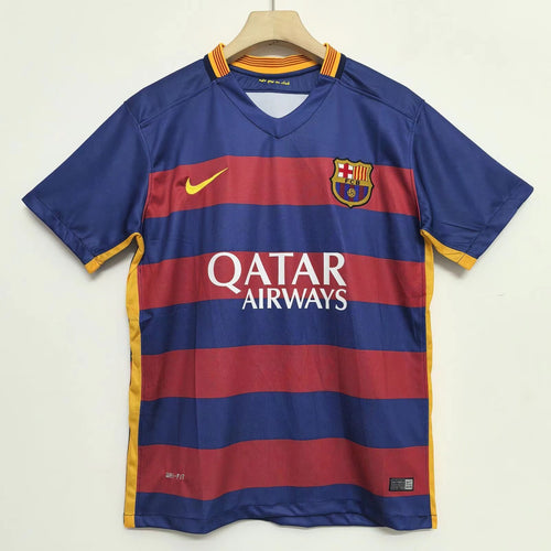 Barcelona 2015/16 Home Retro Jersey — Wide Stripes, Big Moments