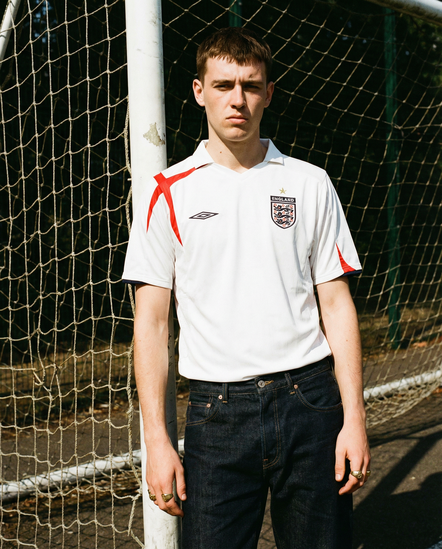 England 2006 Home Retro — The St George's Cross at Germany 06