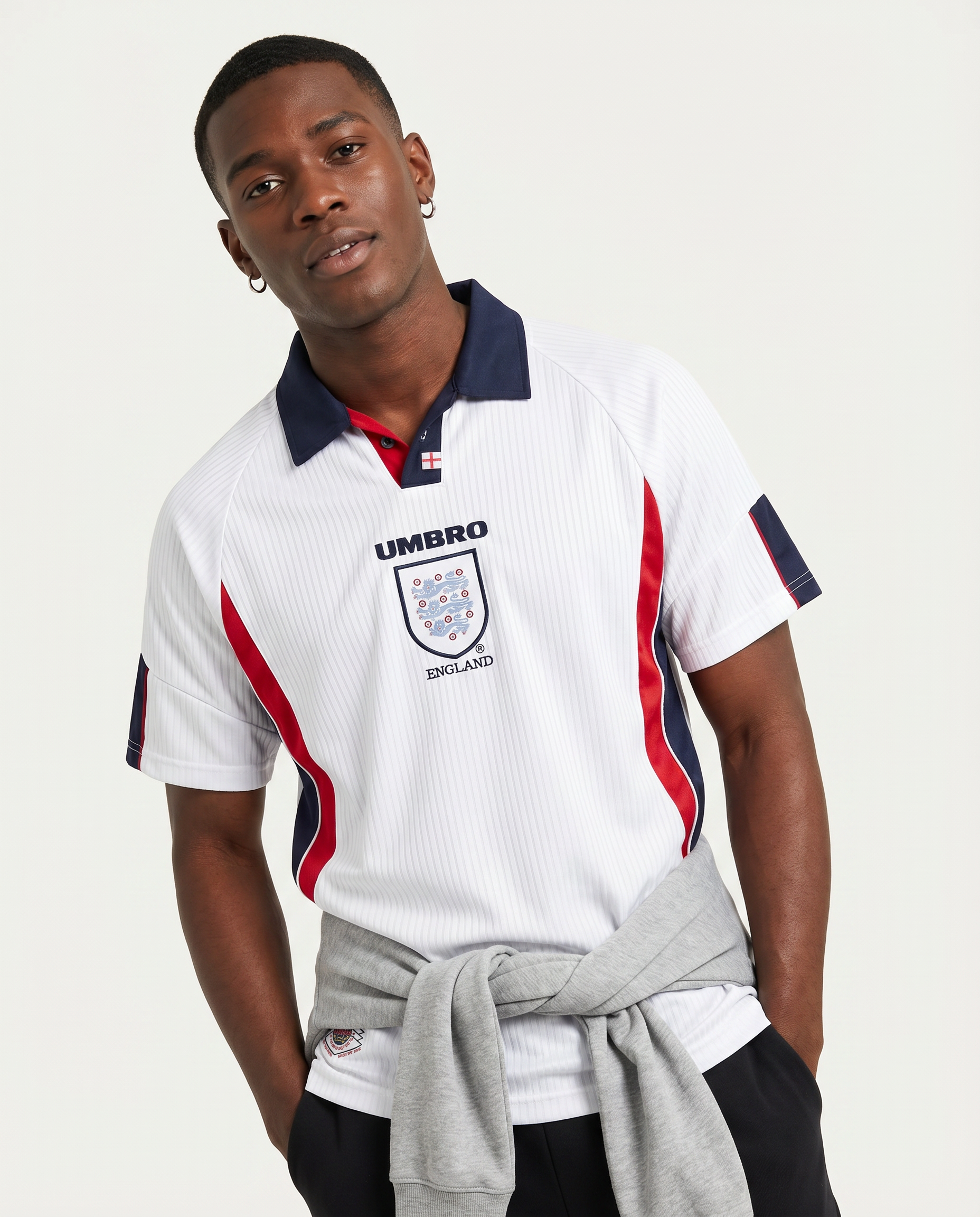 England 1998 Home Retro — The France 98 Classic in White - Gallery 8