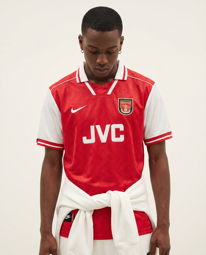 Arsenal 96/97 Home Retro — The Double Dream in Red & White