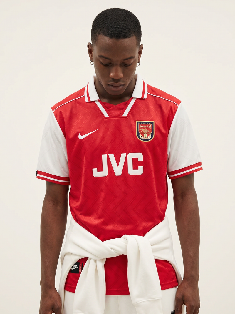 Arsenal 96/97 Home Retro — The Double Dream in Red & White - Image 4
