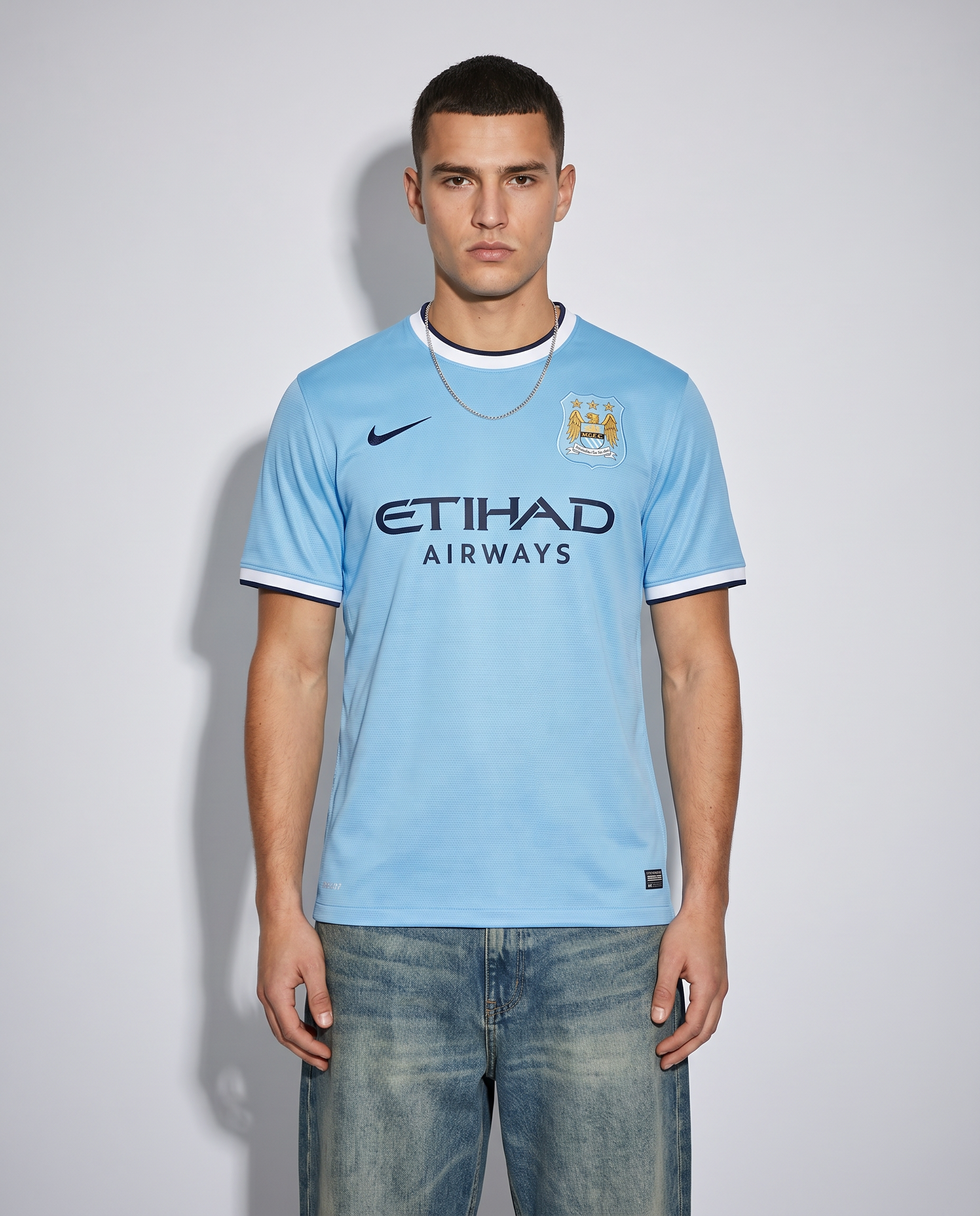 Manchester City 13/14 Home Retro — The Premier League Champions - Gallery 1