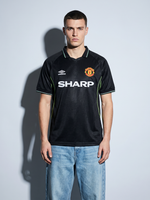 Manchester United 1997/98 Away Retro — The Red Devils Black - Thumbnail 1