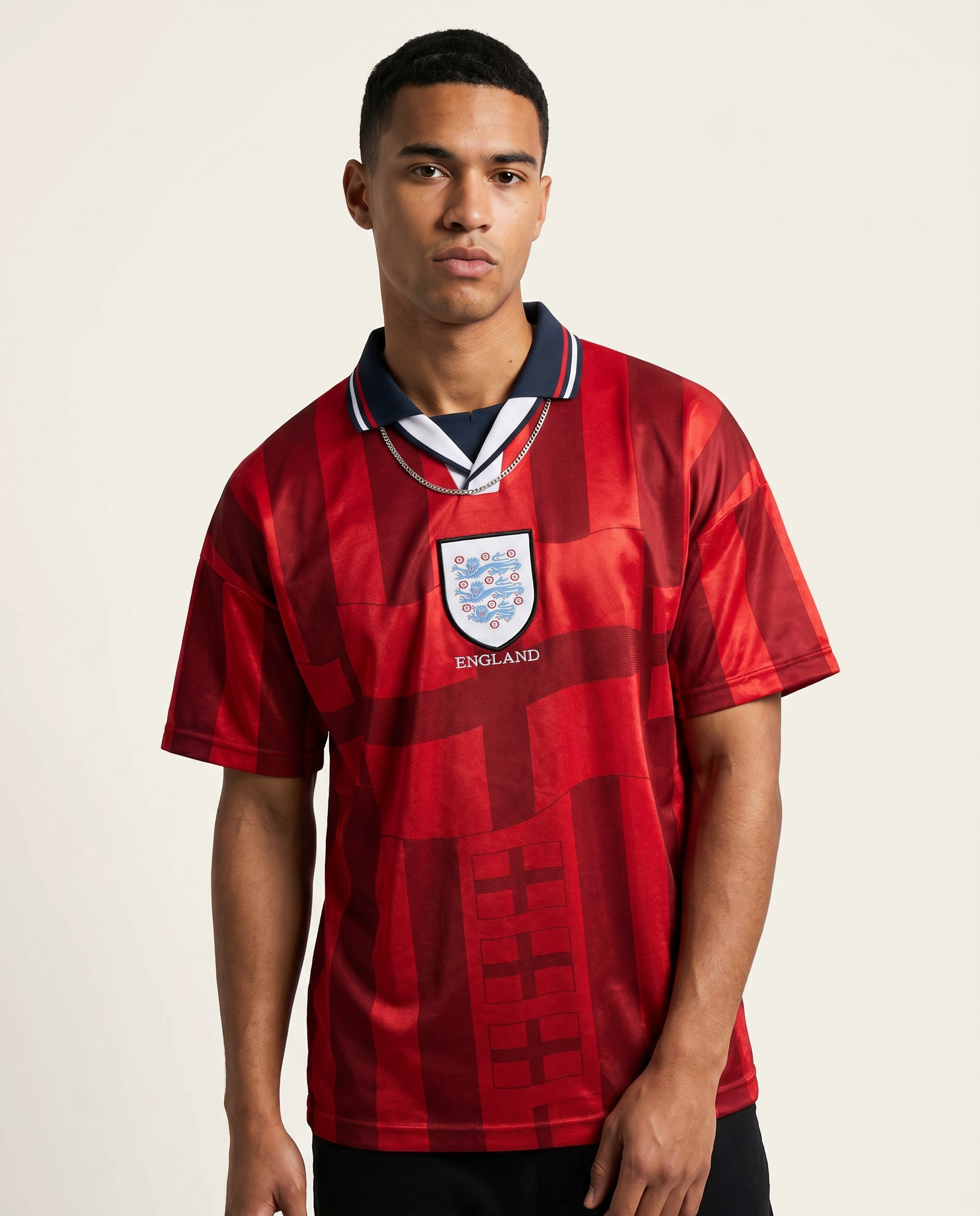 England 1998 Away Retro — France 98 Red That Sent Shivers - Gallery 1