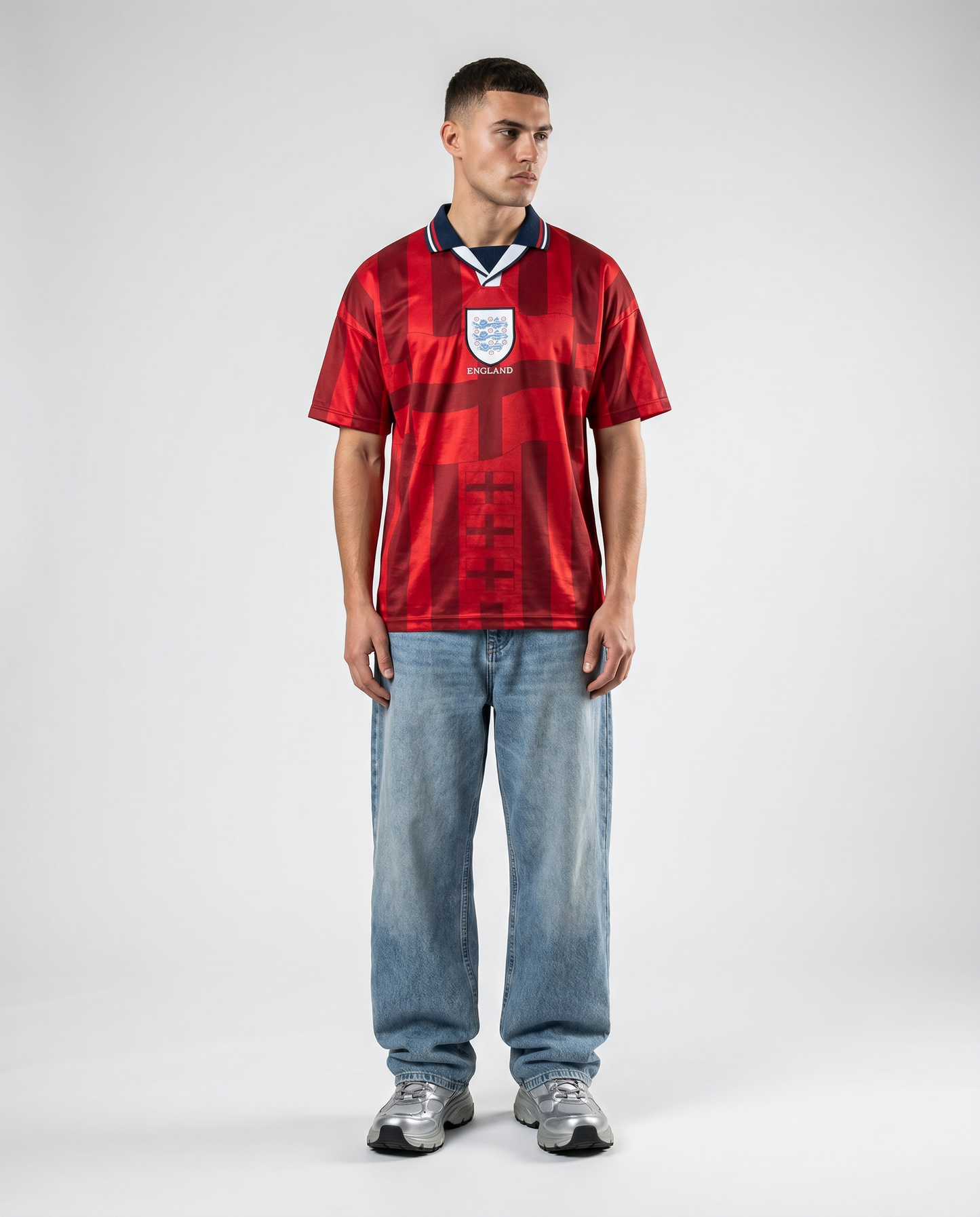 England 1998 Away Retro — France 98 Red That Sent Shivers