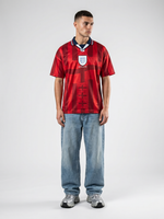 England 1998 Away Retro — France 98 Red That Sent Shivers - Thumbnail 4