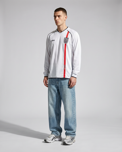 England 2002 Home Retro — Long Sleeves for Japan and Korea