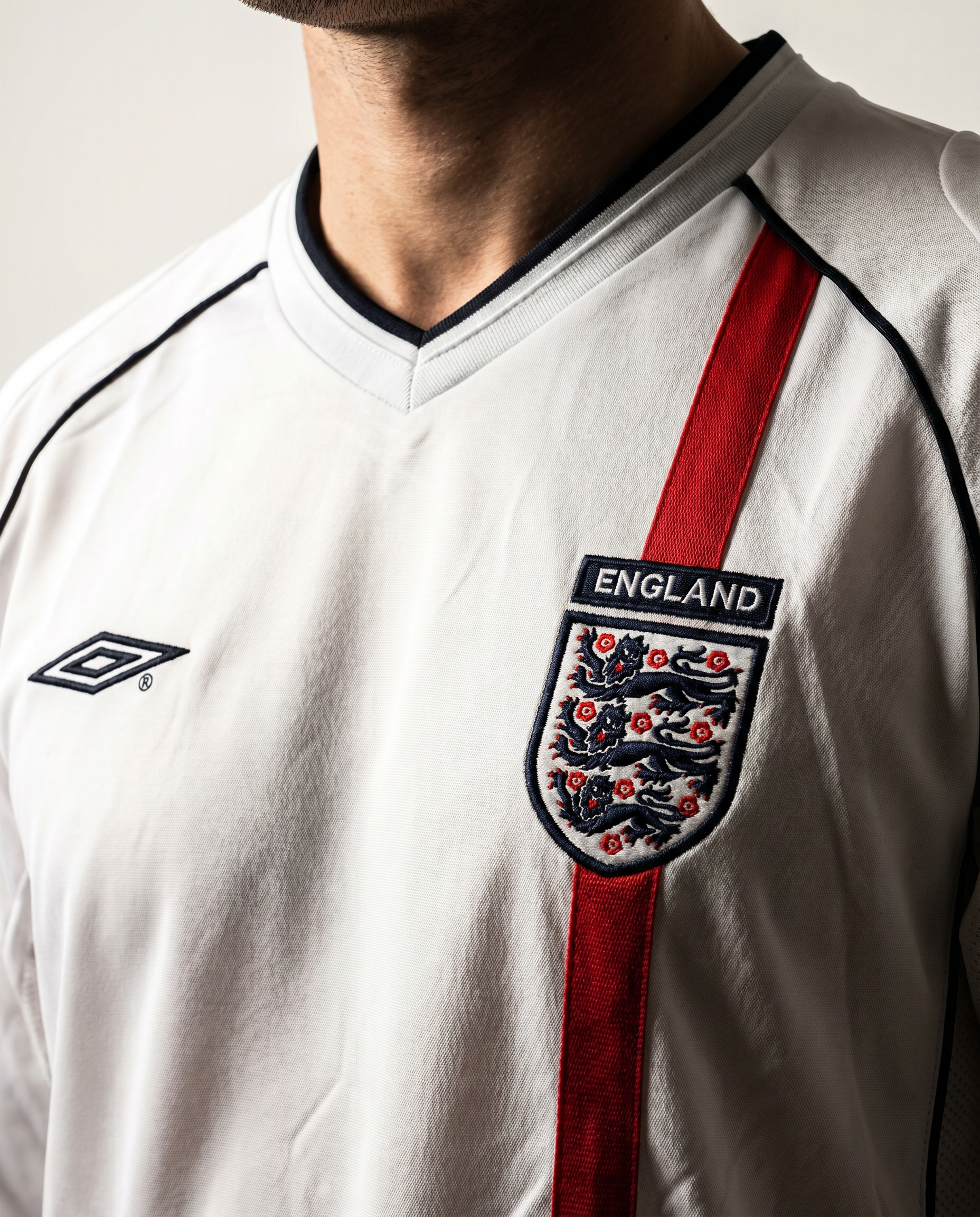 England 2002 Home Retro — Long Sleeves for Japan and Korea - Gallery 4