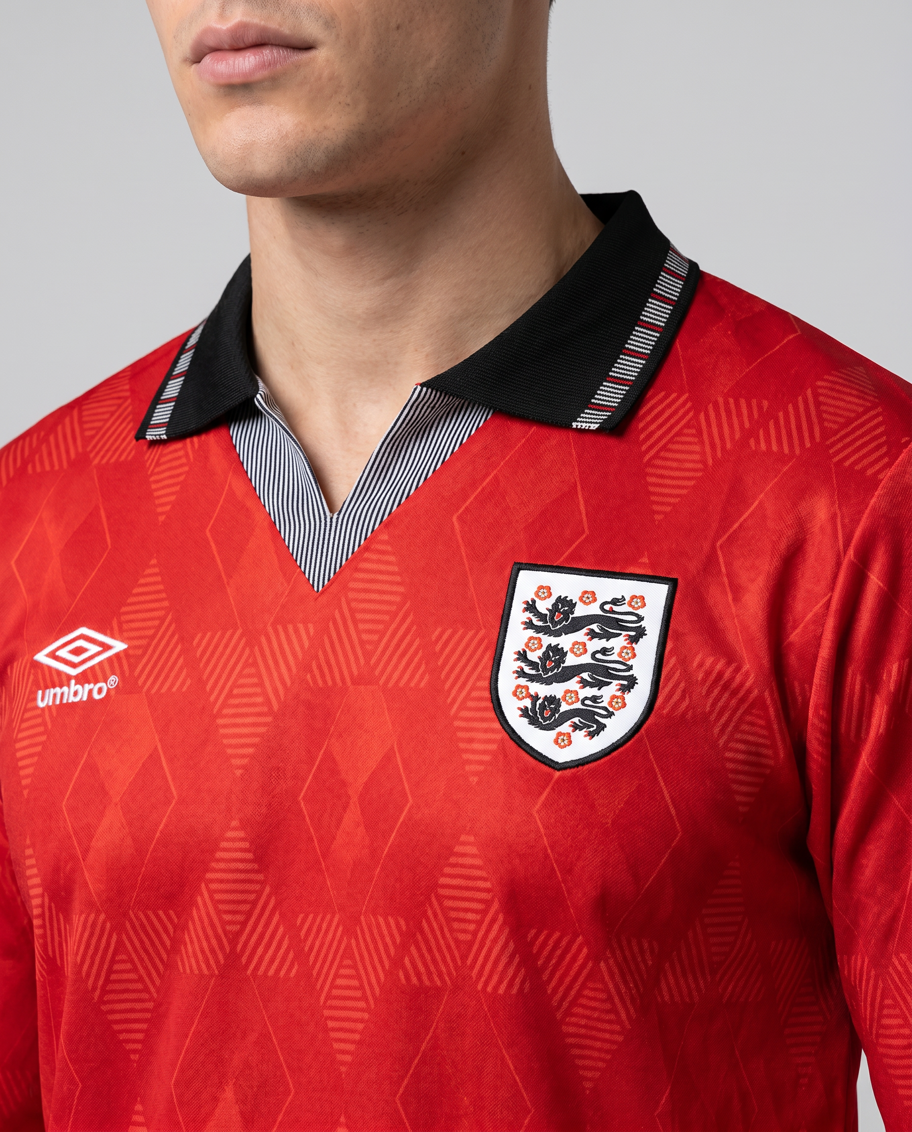 England 1990 Away Retro — The Italia 90 Red That Lives Forever - Gallery 1