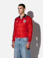 England 1990 Away Retro — The Italia 90 Red That Lives Forever - Thumbnail 3