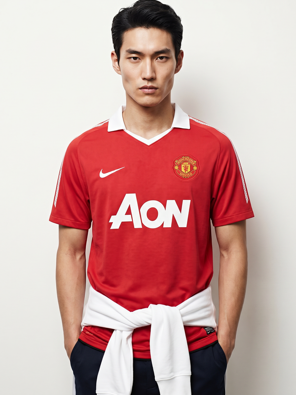 Manchester United 2010/11 Home Retro Jersey — Red Army Champions