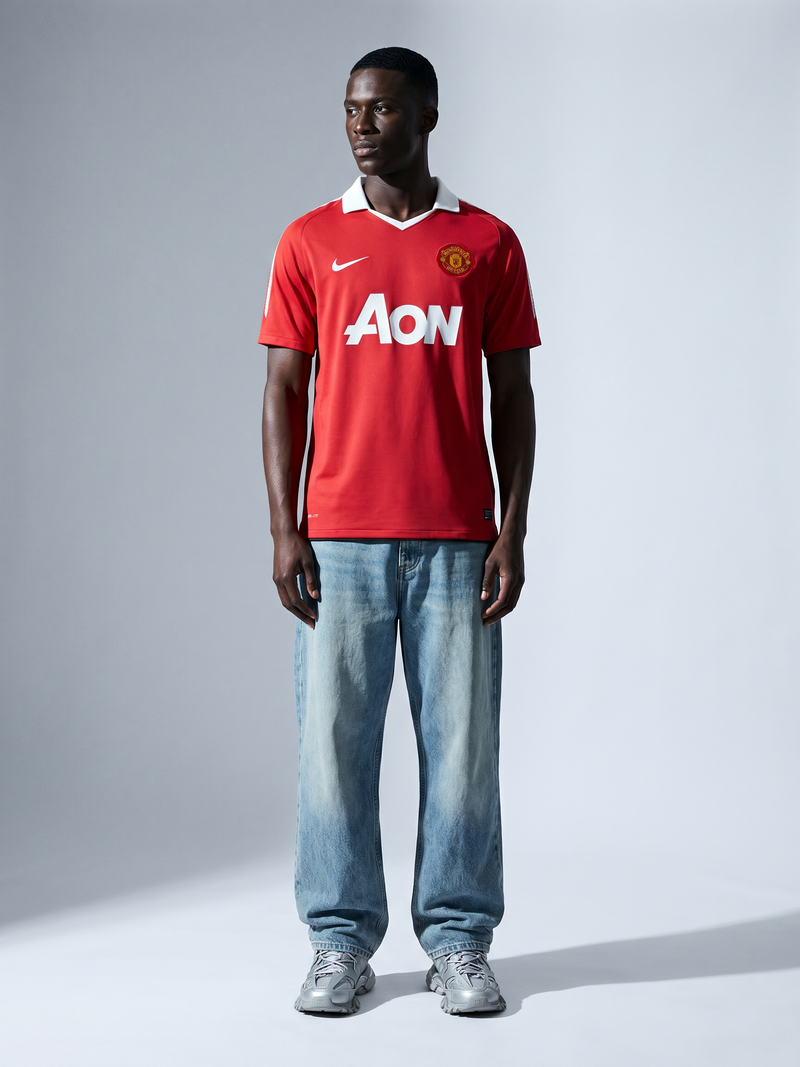Manchester United 2010/11 Home Retro Jersey — Red Army Champions - Image 4