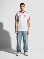 Manchester United 1990/91 Away Retro — The Red Devils White Classic - Thumbnail 4