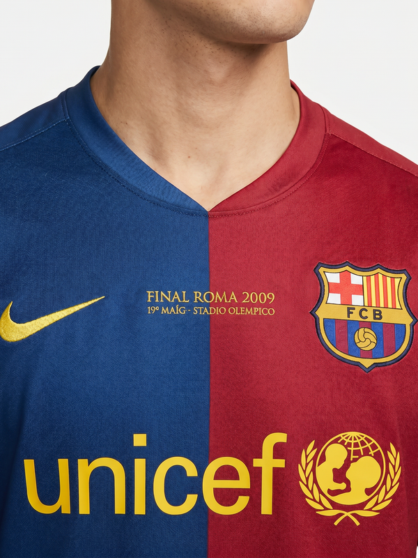 Barcelona 08/09 Home Retro — The Treble Season Begins