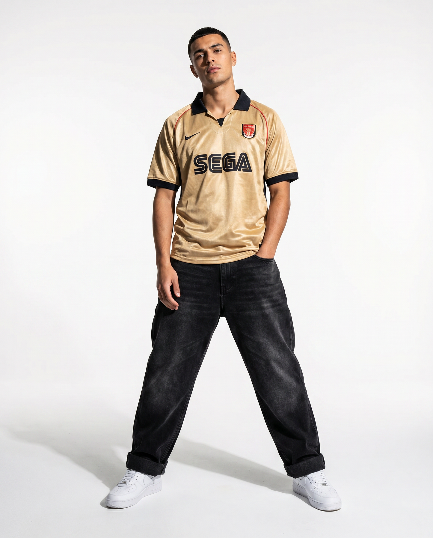 Arsenal 01/02 Away Retro — The Golden Double Era