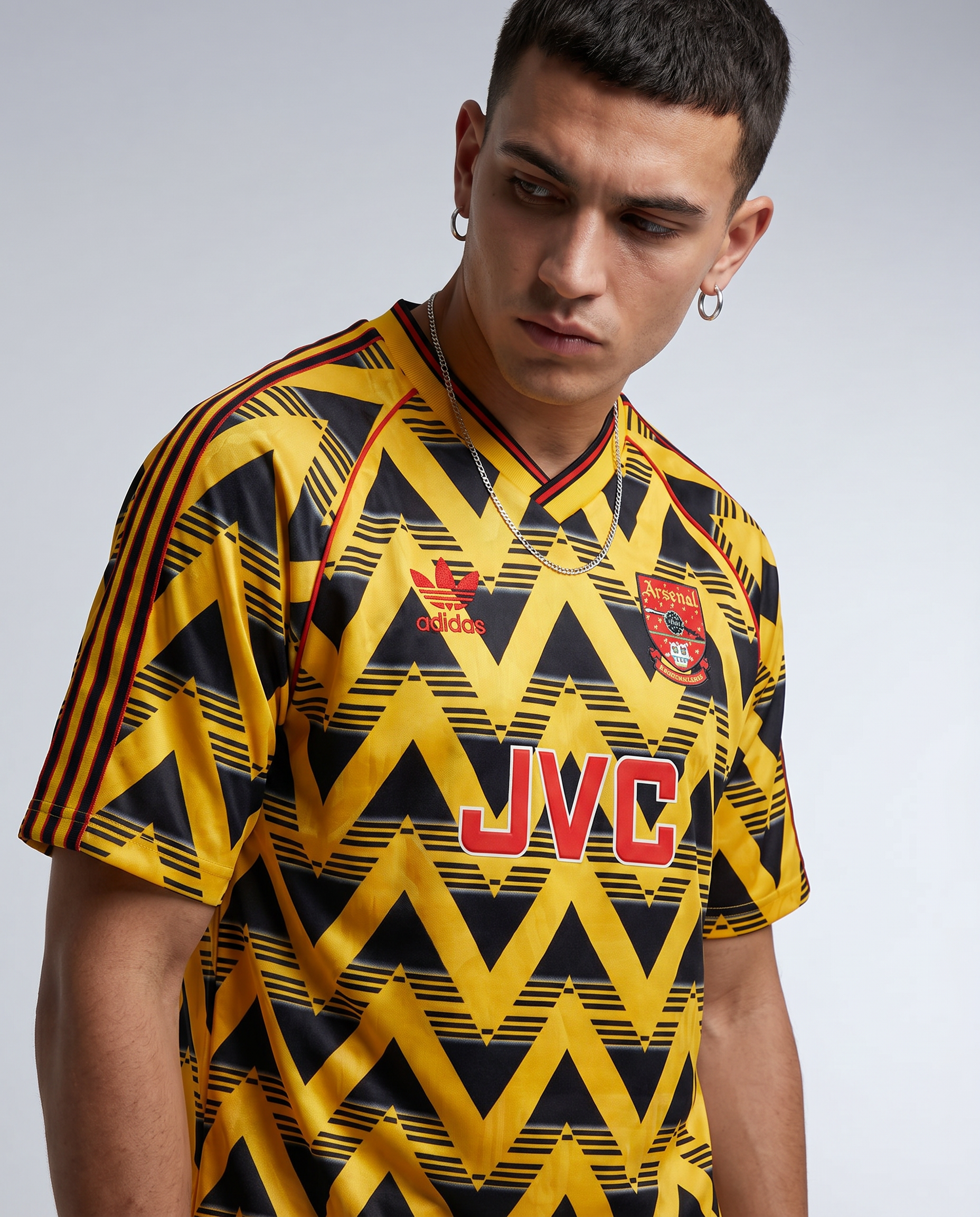 Arsenal 91/93 Away Retro Jersey — The Bruised Banana Icon - Gallery 2