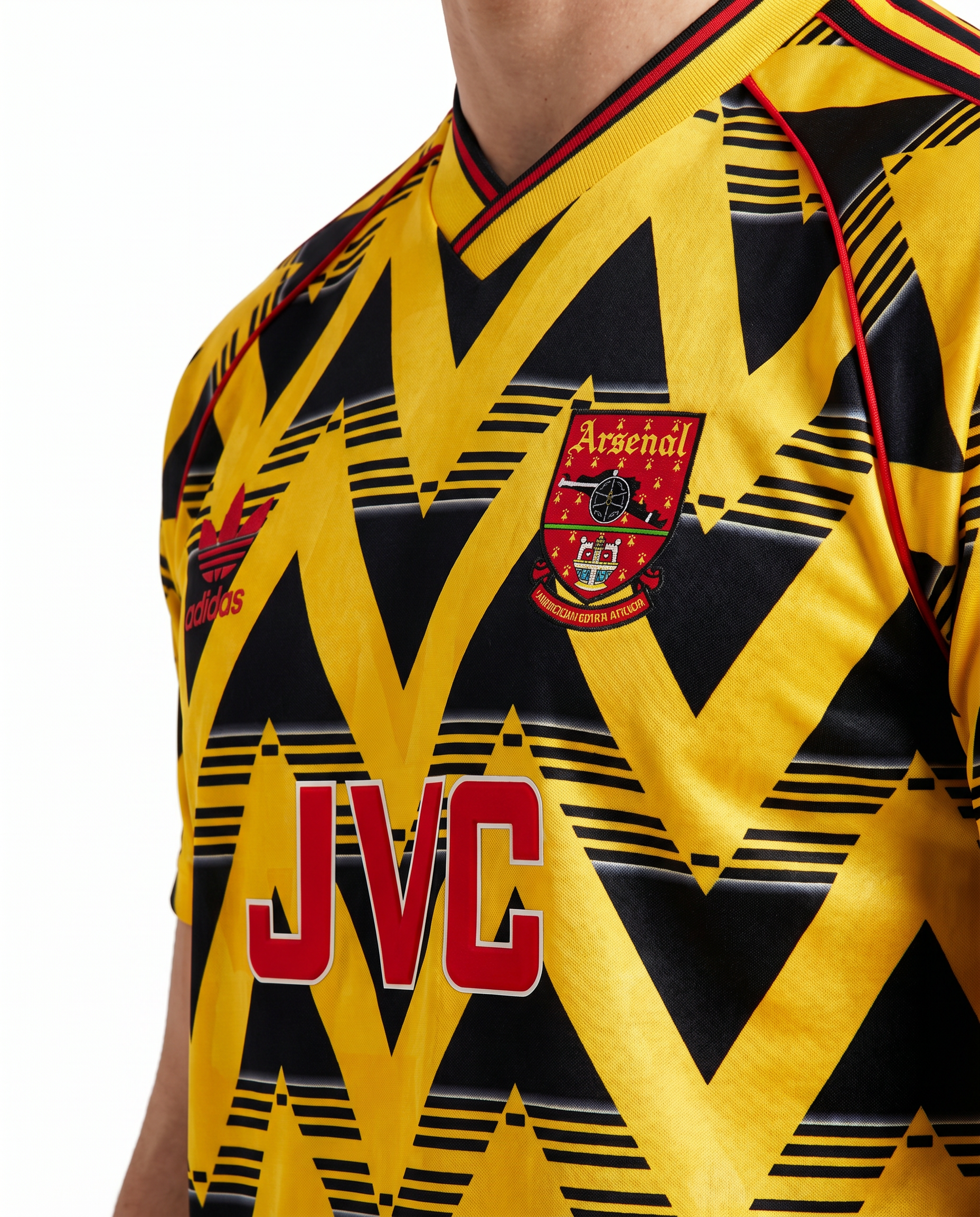 Arsenal 91/93 Away Retro Jersey — The Bruised Banana Icon - Gallery 1