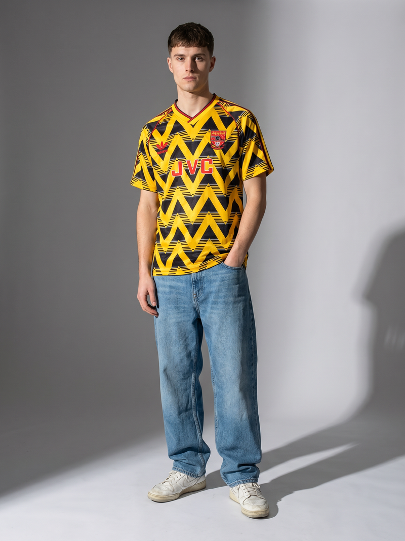 Arsenal 91/93 Away Retro Jersey — The Bruised Banana Icon - Image 3