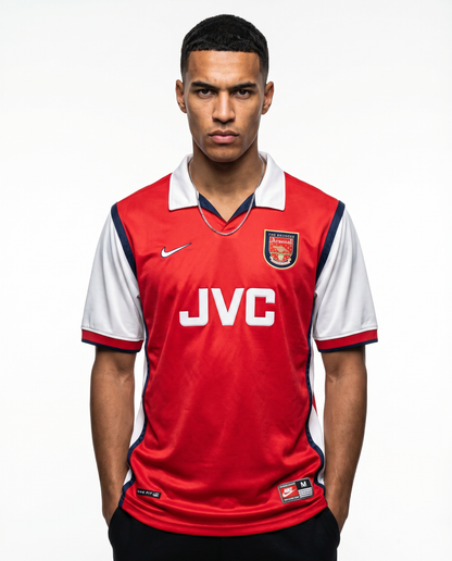Arsenal 98/99 Home Retro — The Double Season in Red & White