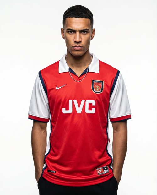 Arsenal 98/99 Home Retro — The Double Season in Red & White