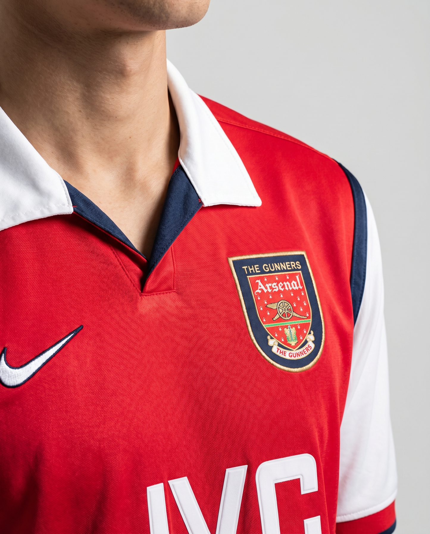Arsenal 98/99 Home Retro — The Double Season in Red & White