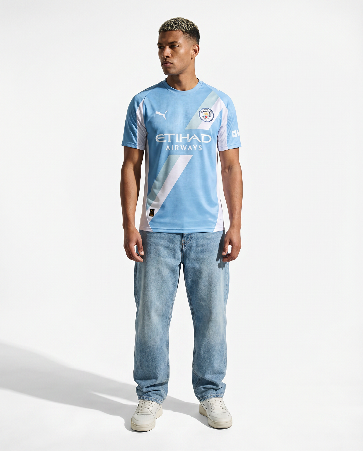 Manchester City 25/26 Home Jersey — The Etihad Sky Blues