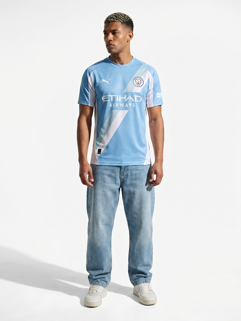 Manchester City 25/26 Home Jersey — The Etihad Sky Blues - Image 1