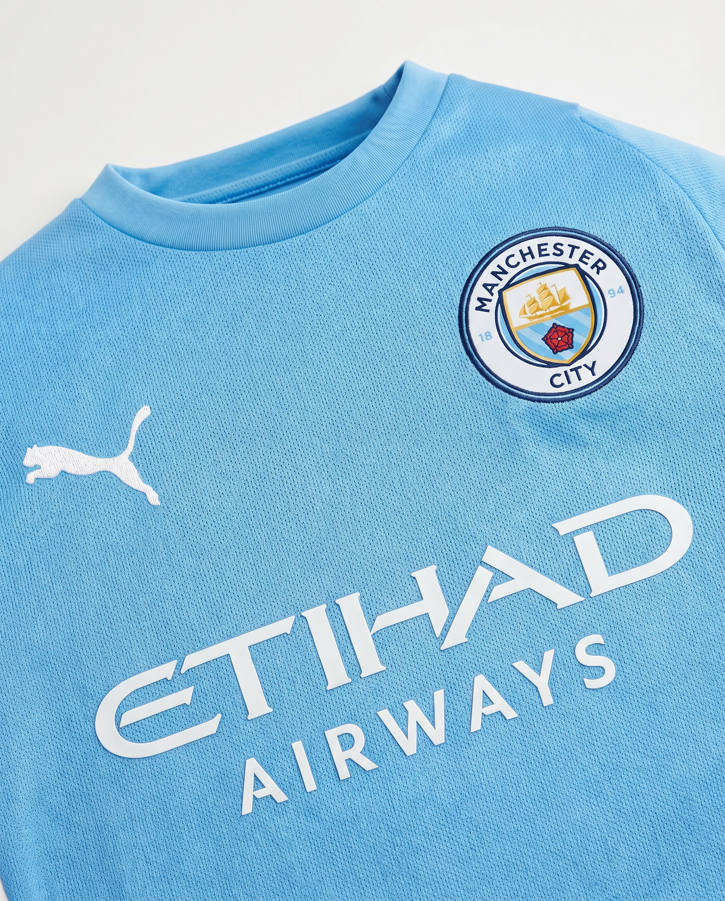Manchester City 25/26 Home Jersey — The Etihad Sky Blues