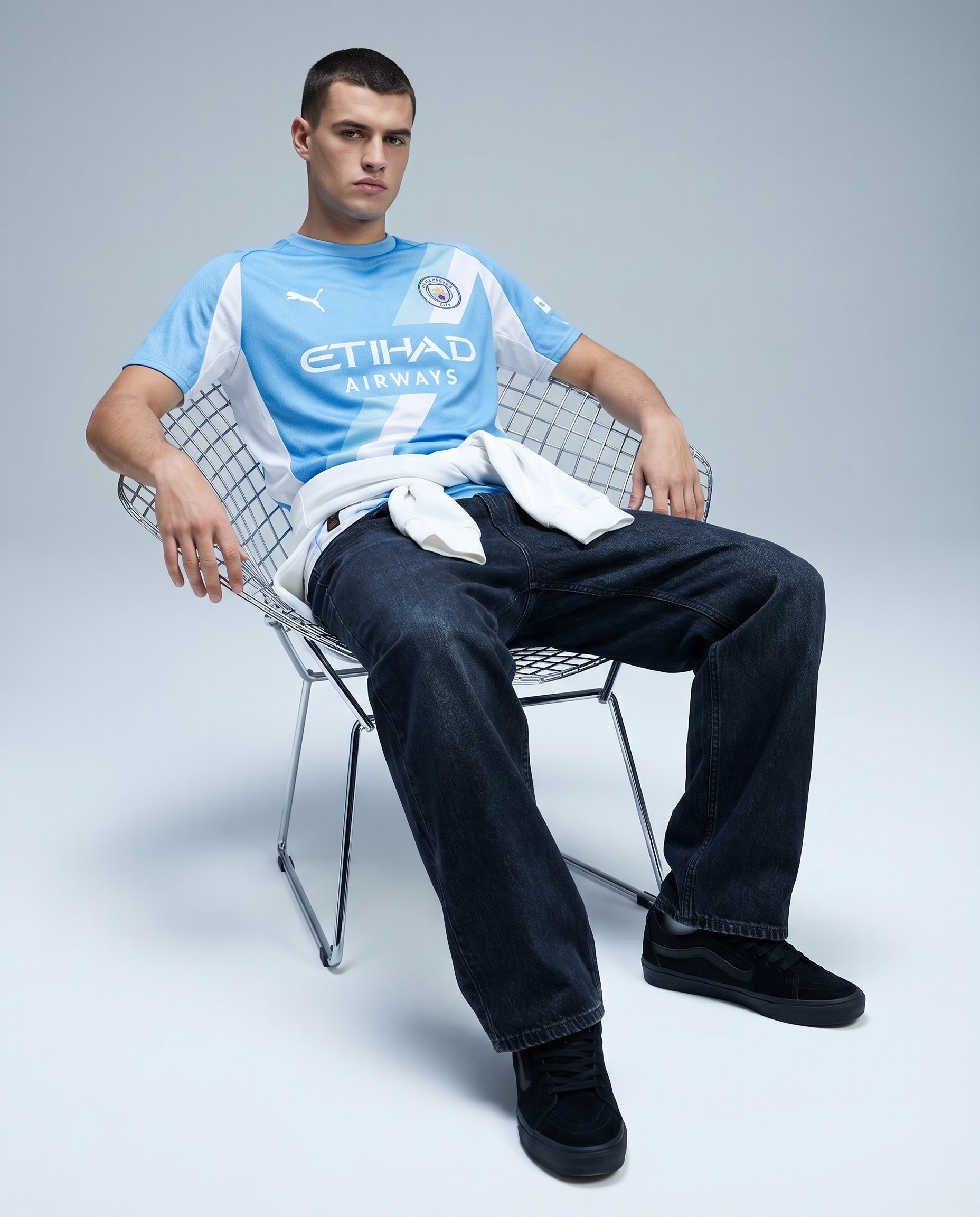 Manchester City 25/26 Home Jersey — The Etihad Sky Blues - Gallery 4