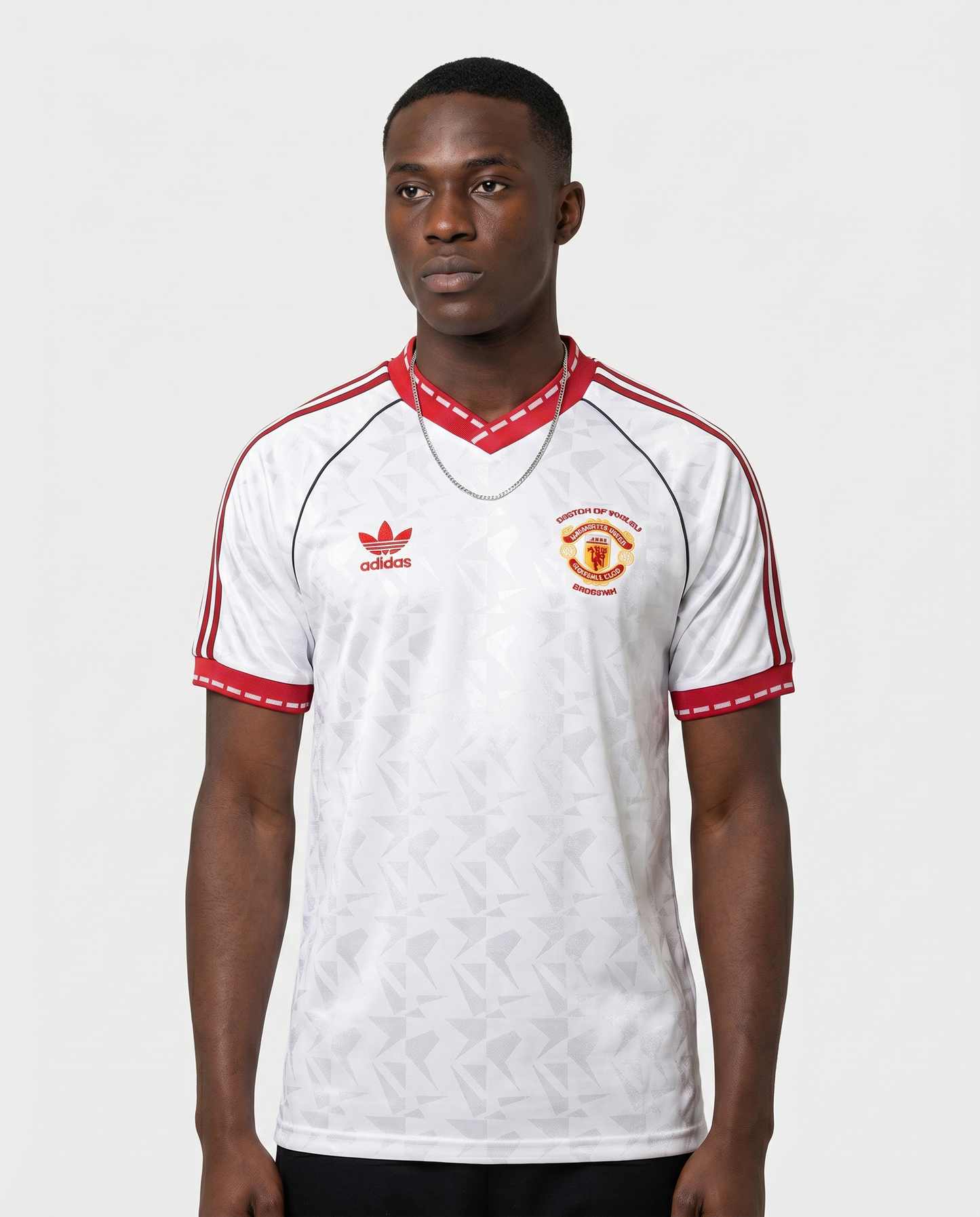 Manchester United 1990/91 Away Retro — The Red Devils White Classic