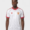 Manchester United 1990/91 Away Retro — The Red Devils White Classic