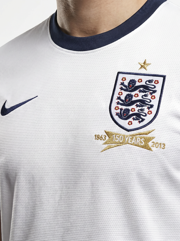 England 2013 Home Retro — Three Lions in Classic White