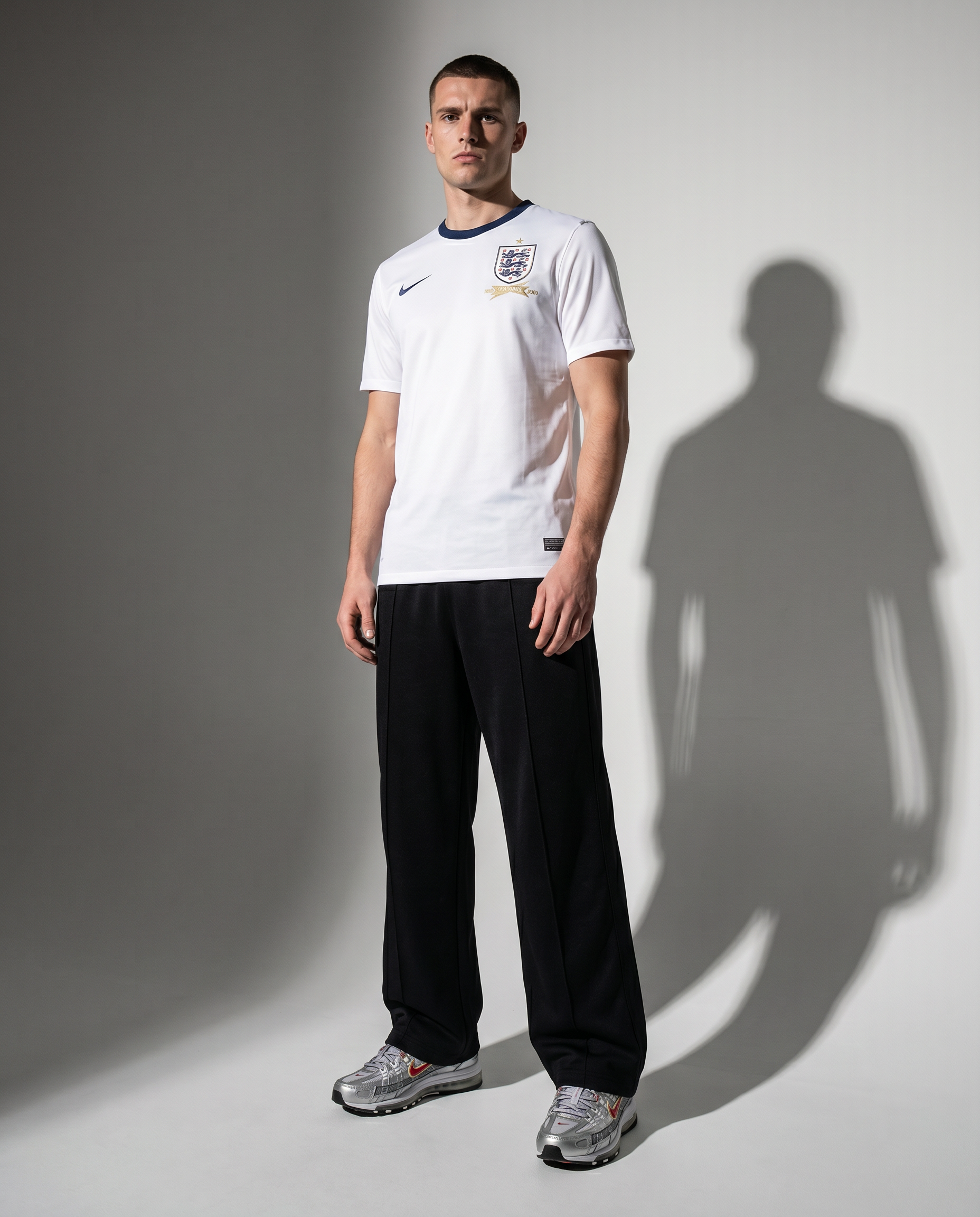 England 2013 Home Retro — Three Lions in Classic White - Gallery 3