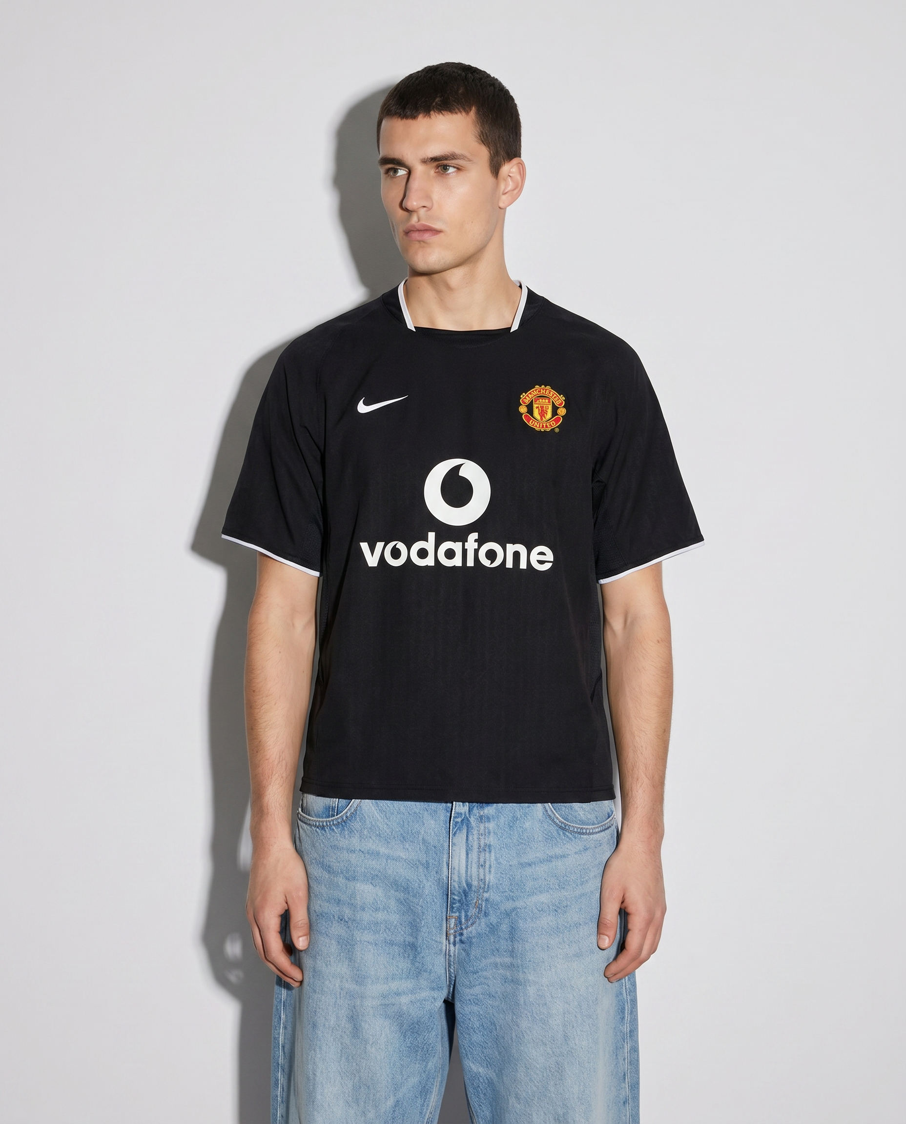 Manchester United 2003/05 Third Retro Jersey — Black Devils - Gallery 2
