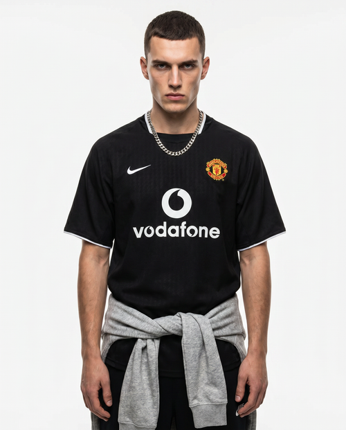 Manchester United 2003/05 Third Retro Jersey — Black Devils