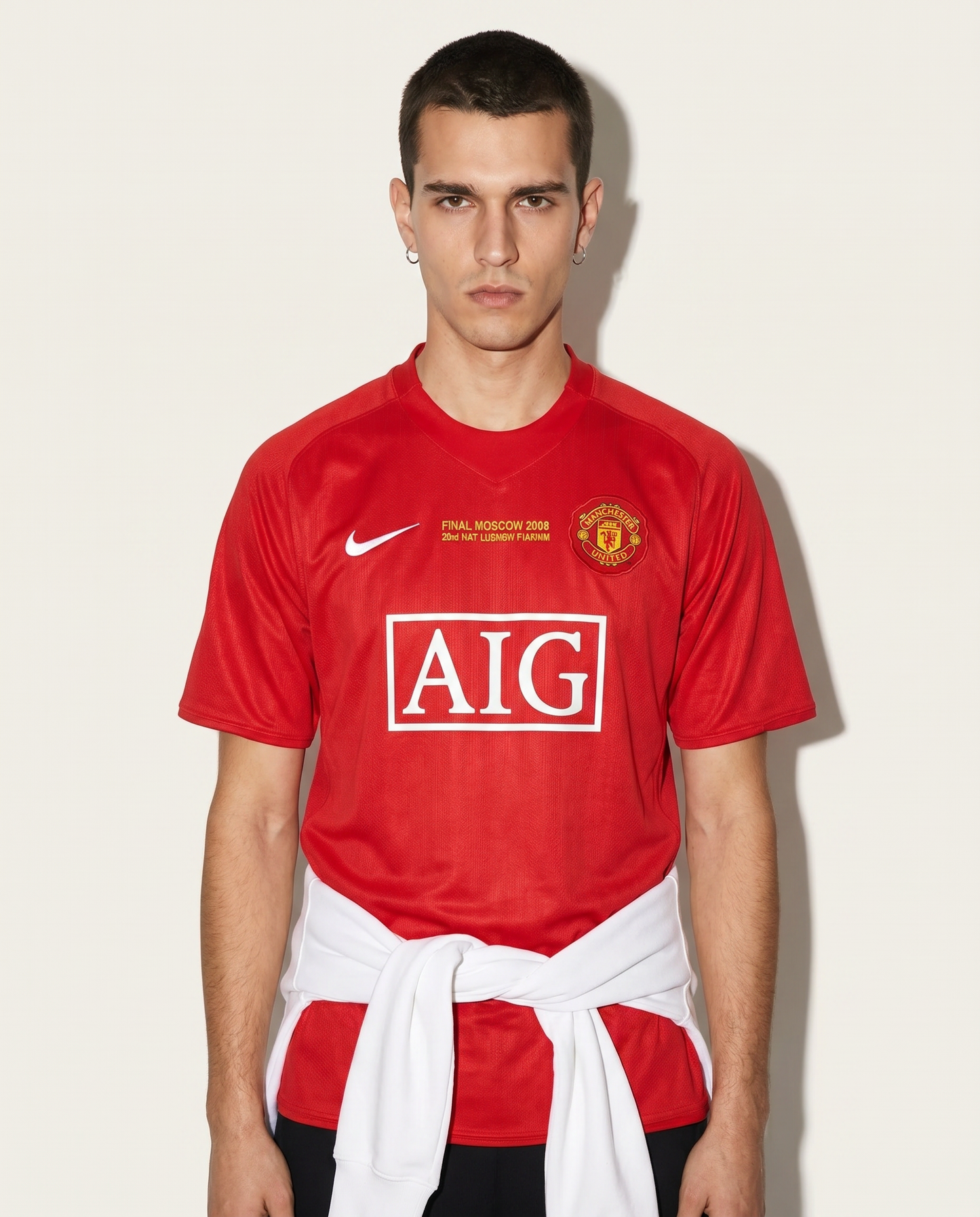 Manchester United 2007/08 Home Retro Jersey - Moscow Final