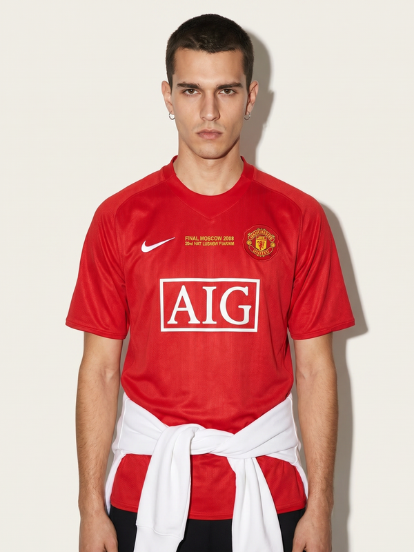 Manchester United 2007/08 Home Retro Jersey - Moscow Final