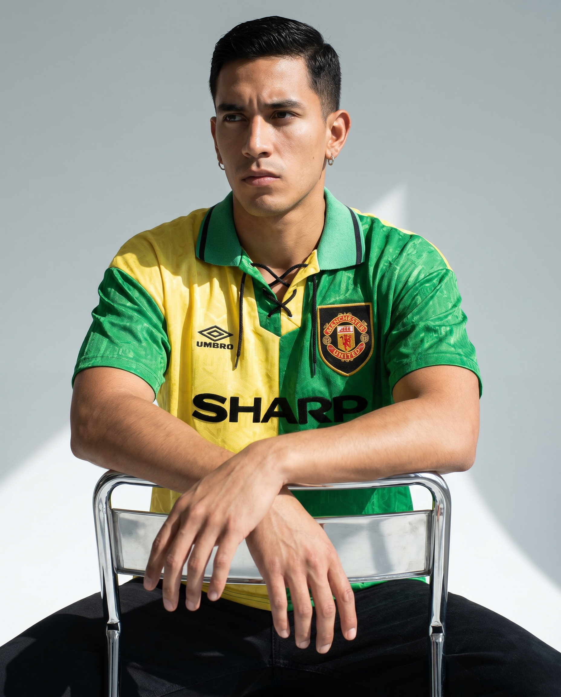 Manchester United 1992/94 Third Retro Jersey - Newton Heath - Gallery 5