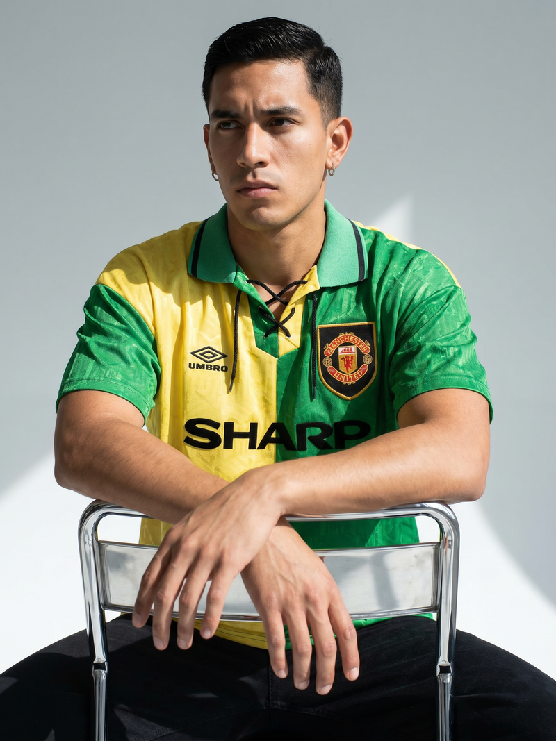 Manchester United 1992/94 Third Retro Jersey - Newton Heath - Image 5