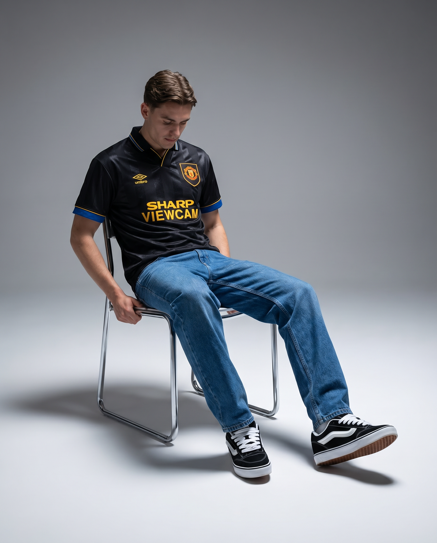 Manchester United 1993/95 Away Retro Jersey - The Double Winners