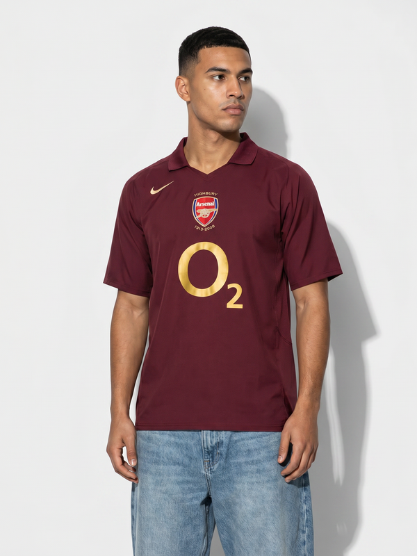 Arsenal 2005/06 Highbury Retro - Despedida Redcurrant
