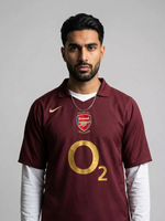 Arsenal 2005/06 Highbury Retro - Despedida Redcurrant - Thumbnail 4