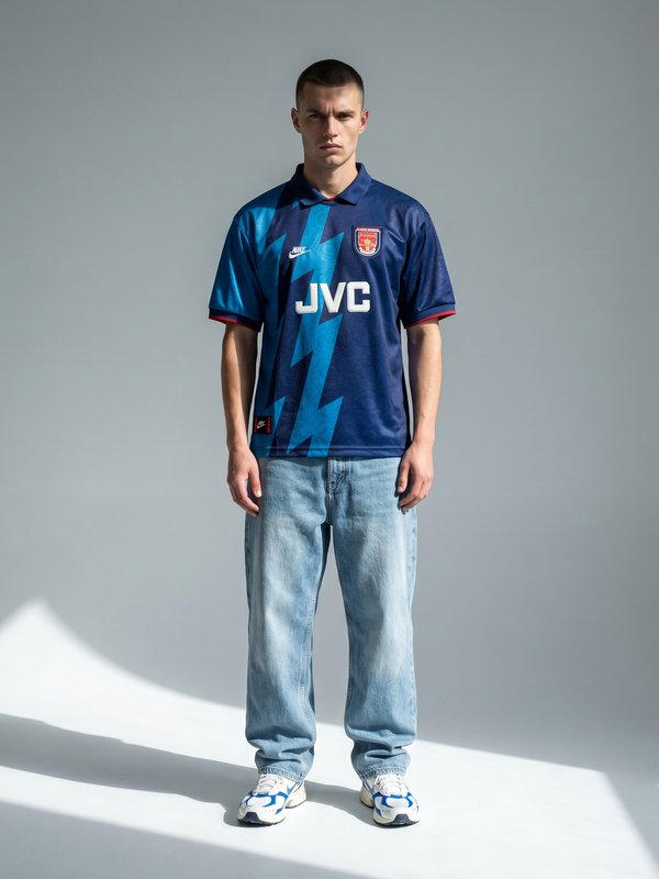Arsenal 1995/96 Visitante Retro - JVC Cult Classic