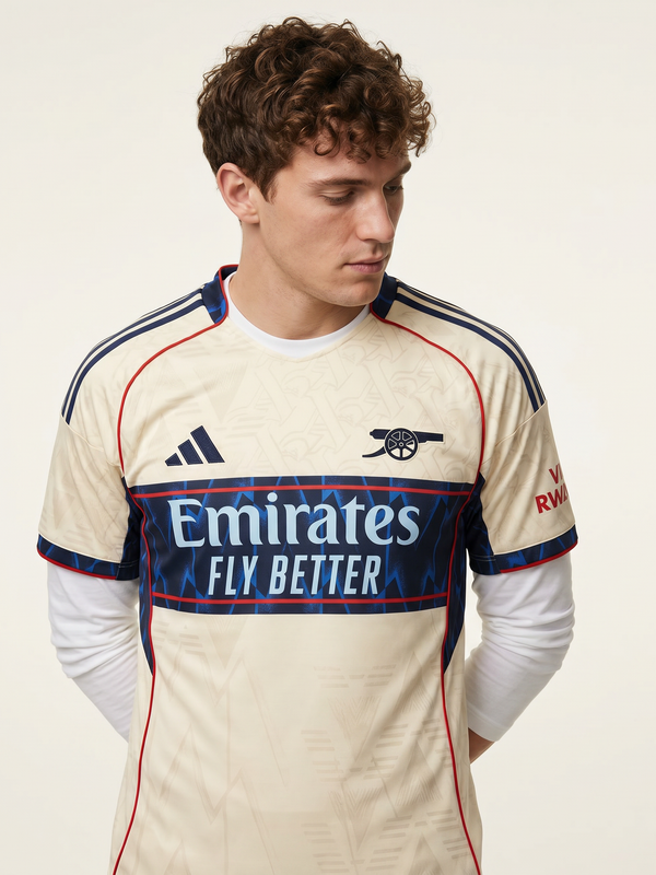 Arsenal Away Kit 25/26 - White Marble Edition - Secondary