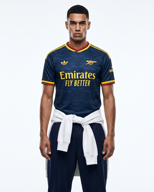 Arsenal Third Kit 25/26 - Navy & Gold Player Version