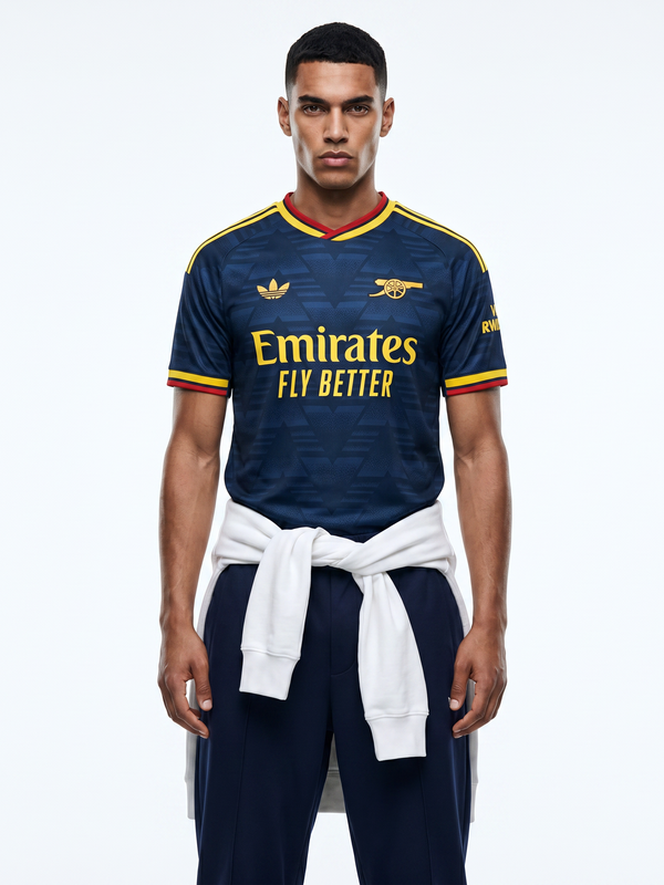 Arsenal Third Kit 25/26 - Navy & Gold Player Version
