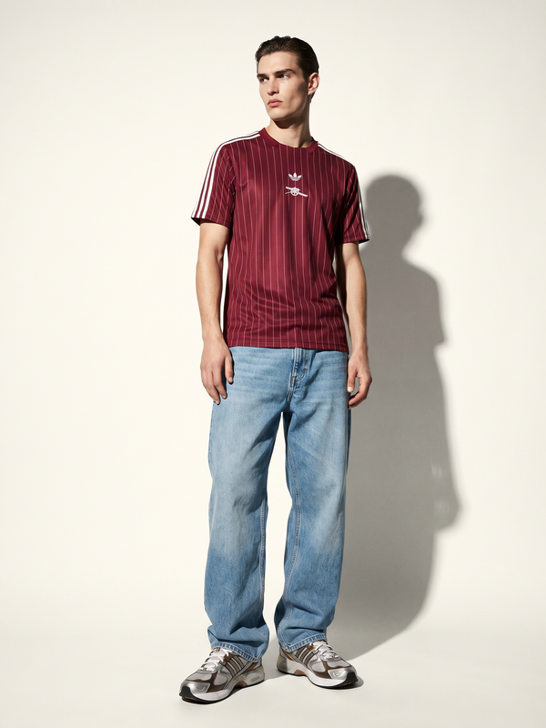 Arsenal Originals Pinstripe Shirt - Burgundy Heritage - Secondary